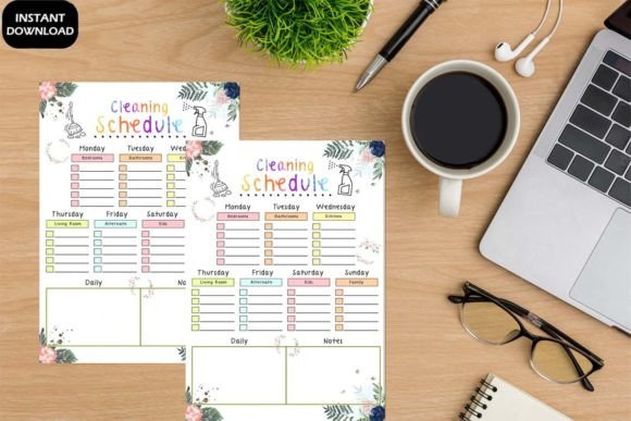 Download Printable Cleaning Schedule Template PDF - Printable Collection
