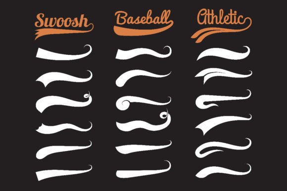 Download Text Swooshes. Typography Swirl Ornament - Text Collection