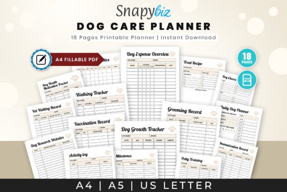 Download Dog Care Planner Printable - Printable Collection
