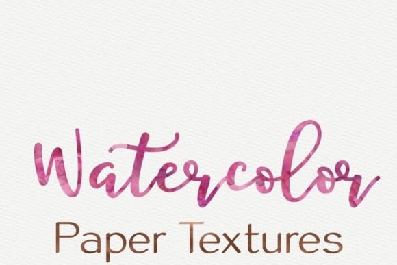 Download Watercolor Canvas Texture Papers - Text Collection