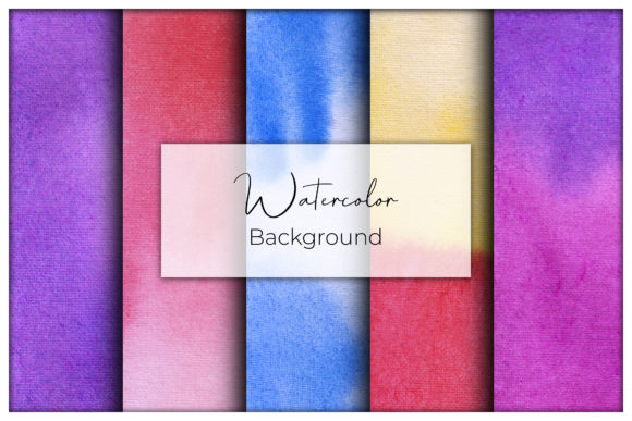 Download Watercolor Hand Painted Texture Set - Text Collection