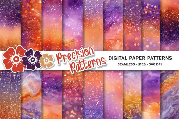 Download Lavender Orange Ombre Glitter Background - Orange Collection
