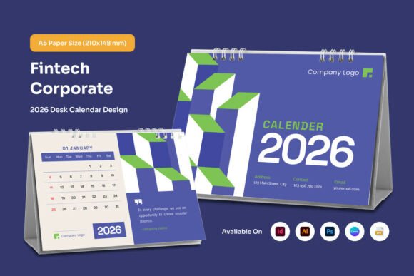 Download Startup Business Desk Calendar 2026 - Premium Resources