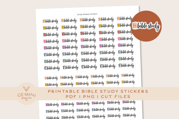 Download Bible Study Printable Planner Stickers - Printable Collection