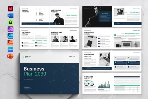 Download Business Plan Template Landscape - Business plan template Collection