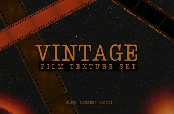 Download 23 Vintage Dust Film Textures - Text Collection
