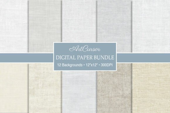 Download White Linen Canvas Digital Paper Texture - Text Collection