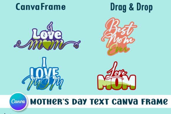 Download Mother’s Day Text Canva Frame Template - Text Collection