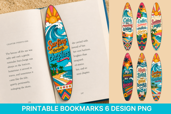 Download Printable Bookmark, Summer Bookmark - Printable Collection