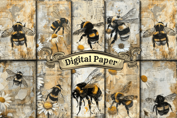 Download Bee Junk Journal Printable - Printable Collection