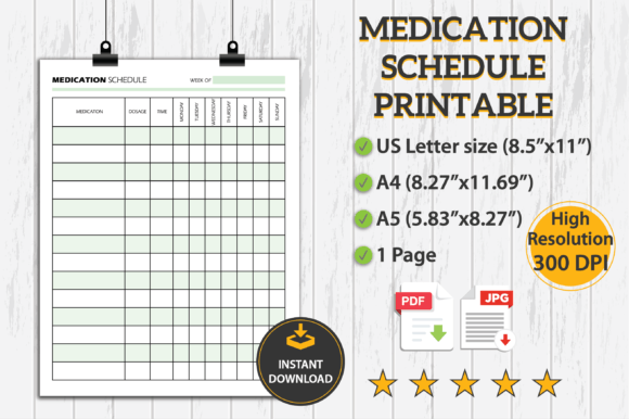 Download Medication Schedule Printable - Printable Collection