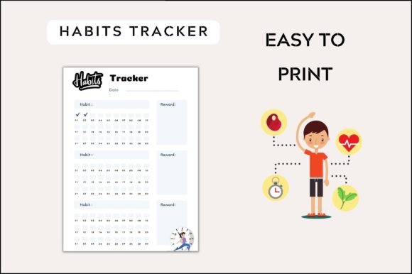 Download Printable Habits Tracker for Everyone - Printable Collection